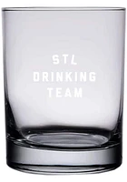 St Louis 14 oz. Engraved Rock Glass