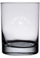 Kansas 14 oz Engraved Rock Glass