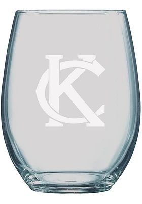 Kansas City 21oz Engraved Stemless Wine Glass - White