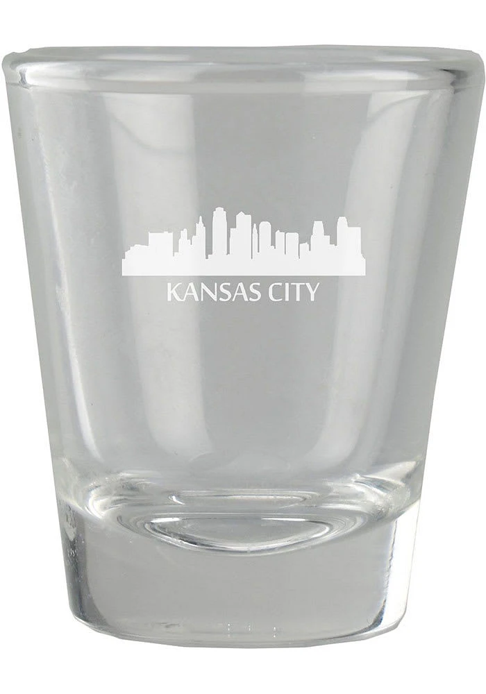 Kansas City 1.5 oz Engraved Shot Glass
