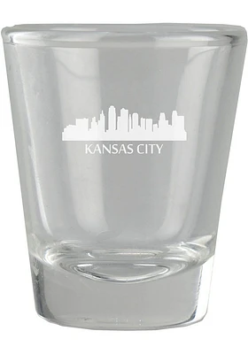 Kansas City 1.5 oz Engraved Shot Glass