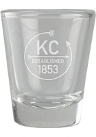 Kansas City 1.5oz Engraved Shot Glass