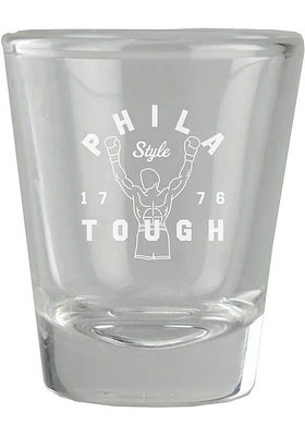 Philadelphia 1.5oz Engraved Design Shot Glass