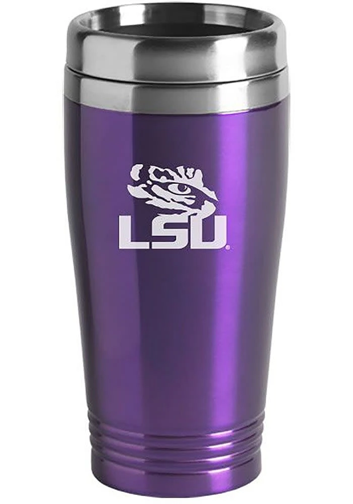 LSU Tigers 16oz Stainless Steel Travel Mug
