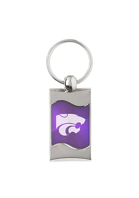 K-State Wildcats Purple Wave Keychain - Purple