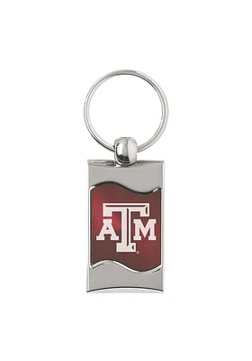 Texas A&M Aggies Maroon Wave Keychain - Burgundy