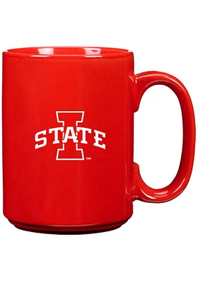 Iowa State Cyclones 15oz Solid Color Ceramic Mug - Red