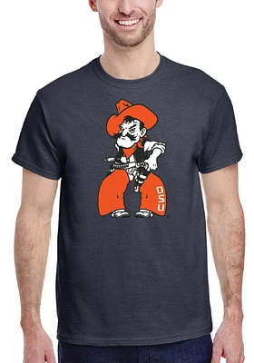 Oklahoma State Cowboys Charcoal Big Pistol Pete Short Sleeve T Shirt