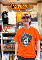 Oklahoma State Cowboys Orange Tonal Pistol Pete Short Sleeve T Shirt