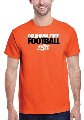 Oklahoma State Cowboys Two Tone Football Short Sleeve T Shirt