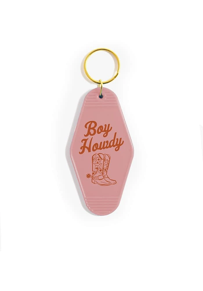 Oklahoma Motel Key design Keychain