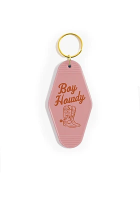 Oklahoma Motel Key design Keychain