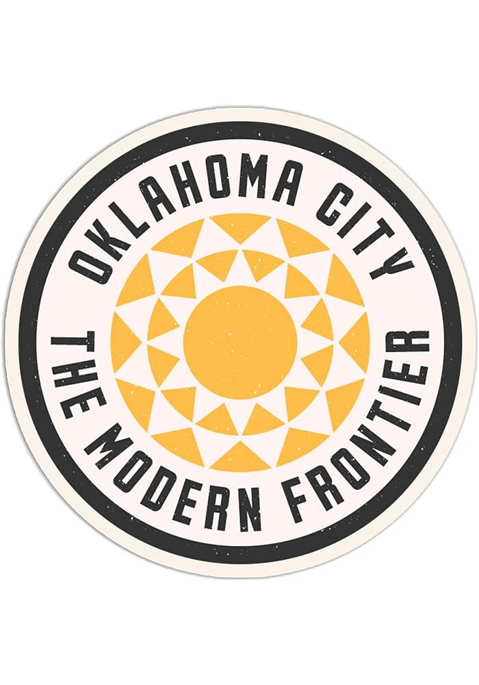 Oklahoma City Visit OKC design Magnet