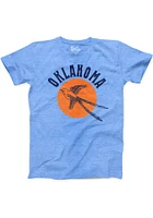 Oklahoma Blue Flycatcher Sunset Short Sleeve Fashion T Shirt
