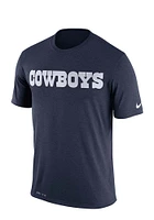 Dallas Cowboys Navy Blue screen print Short Sleeve T Shirt