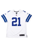 Ezekiel Elliott Dallas Cowboys Youth White Nike Limited Football Jersey