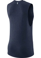 Nike Dallas Cowboys Womens Navy Blue Logo Muscle Tank Top