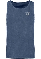 Dallas Cowboys Womens Navy Blue Faithful USA Tank Top