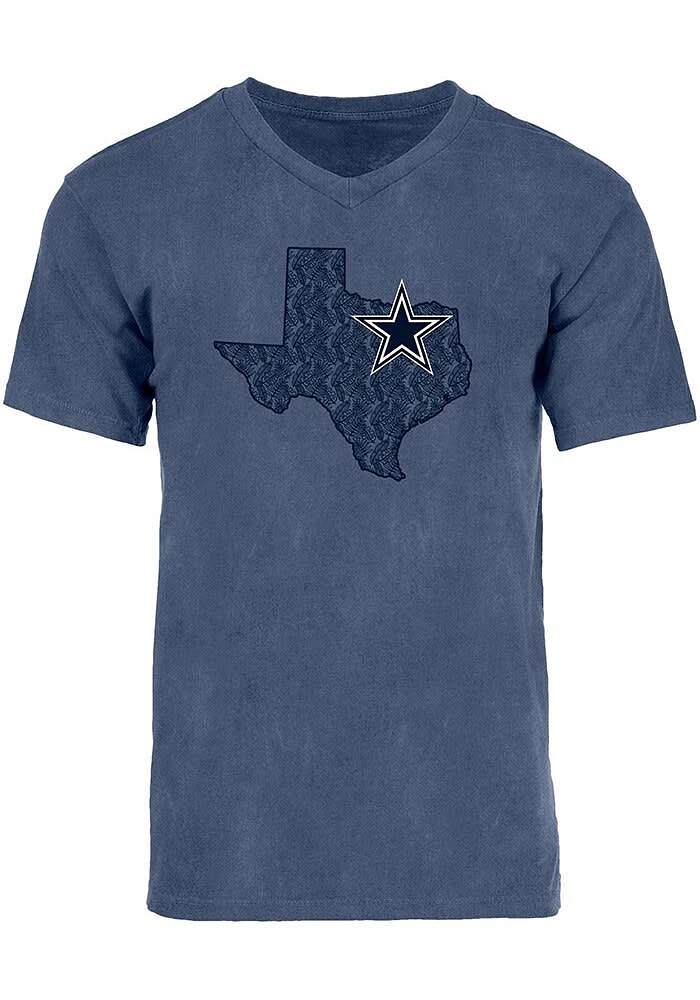 Dallas Cowboys Womens Navy Blue Southern State Short Sleeve T-Shirt