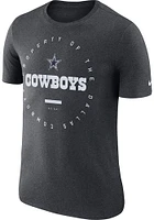 Dallas Cowboys Charcoal Facility Short Sleeve T Shirt