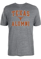 Texas Longhorns Grey Alumni Triblend Short Sleeve Fashion T Shirt
