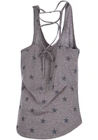 Dallas Cowboys Womens Grey Hendrix Tank Top