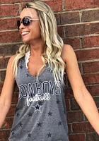 Dallas Cowboys Womens Grey Hendrix Tank Top