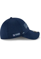 New Era Dallas Cowboys Mens Navy Blue 2020 Training 39THIRTY Flex Hat