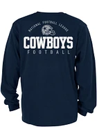 Dallas Cowboys Navy Blue Kodi Long Sleeve T Shirt