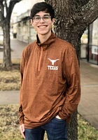 Texas Longhorns Mens Burnt Orange Bolder Long Sleeve Qtr Zip Pullover