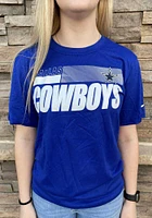 Nike Dallas Cowboys Blue Logo Legend Short Sleeve T Shirt