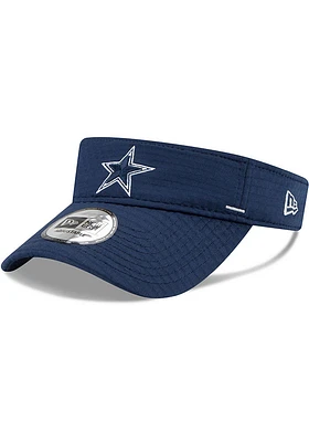 New Era Dallas Cowboys Mens Navy Blue 2020 Training Adjustable Visor