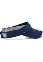 New Era Dallas Cowboys Mens Navy Blue 2020 Training Adjustable Visor