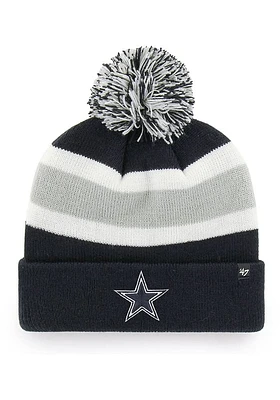 47 Dallas Cowboys Navy Blue Breakaway Cuff Mens Knit Hat