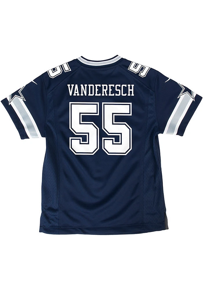Leighton Vander Esch Dallas Cowboys Youth Navy Blue Nike Game Edition Football Jersey