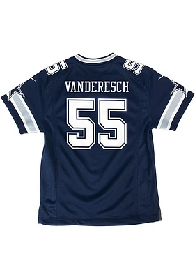 Leighton Vander Esch Dallas Cowboys Youth Navy Blue Nike Game Edition Football Jersey