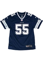 Leighton Vander Esch Dallas Cowboys Youth Navy Blue Nike Game Edition Football Jersey
