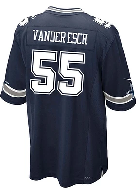 Leighton Vander Esch  Nike Dallas Cowboys Navy Blue Road Game Football Jersey