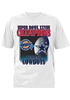 Dallas Cowboys White SB XVII Short Sleeve T Shirt