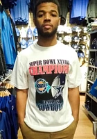 Dallas Cowboys White SB XVII Short Sleeve T Shirt