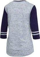Dallas Cowboys Womens Navy Blue Sandra LS Tee