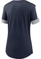 Nike Dallas Cowboys Womens Navy Blue Mascot Outline Short Sleeve T-Shirt