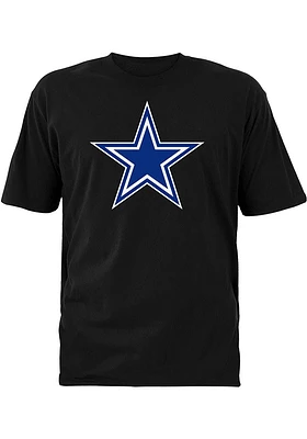 Dallas Cowboys Black Primary Logo Short Sleeve T Shirt