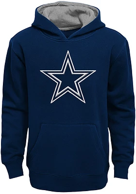 Dallas Cowboys Youth Navy Blue Prime Long Sleeve Hoodie