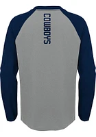 Dallas Cowboys Youth Grey Undisputed Long Sleeve T-Shirt
