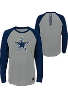 Dallas Cowboys Youth Grey Undisputed Long Sleeve T-Shirt