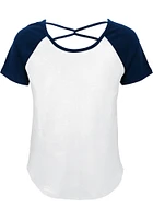 Dallas Cowboys Girls White Game Day Short Sleeve Fashion T-Shirt