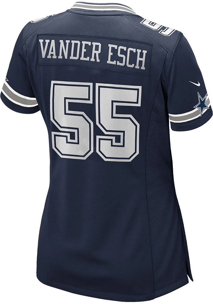 Leighton Vander Esch Nike Dallas Cowboys Womens Navy Blue Road Game Football Jersey