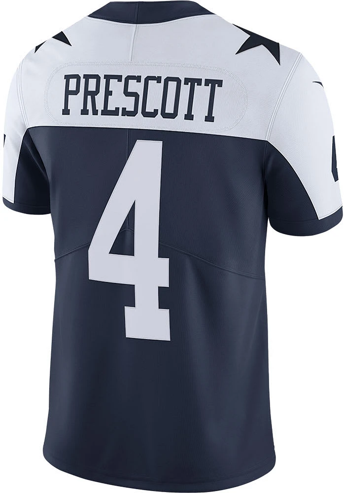 Dak Prescott Dallas Cowboys Apparel Mens Navy Blue Road Limited Football Jersey