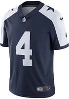 Dak Prescott Dallas Cowboys Apparel Mens Navy Blue Road Limited Football Jersey